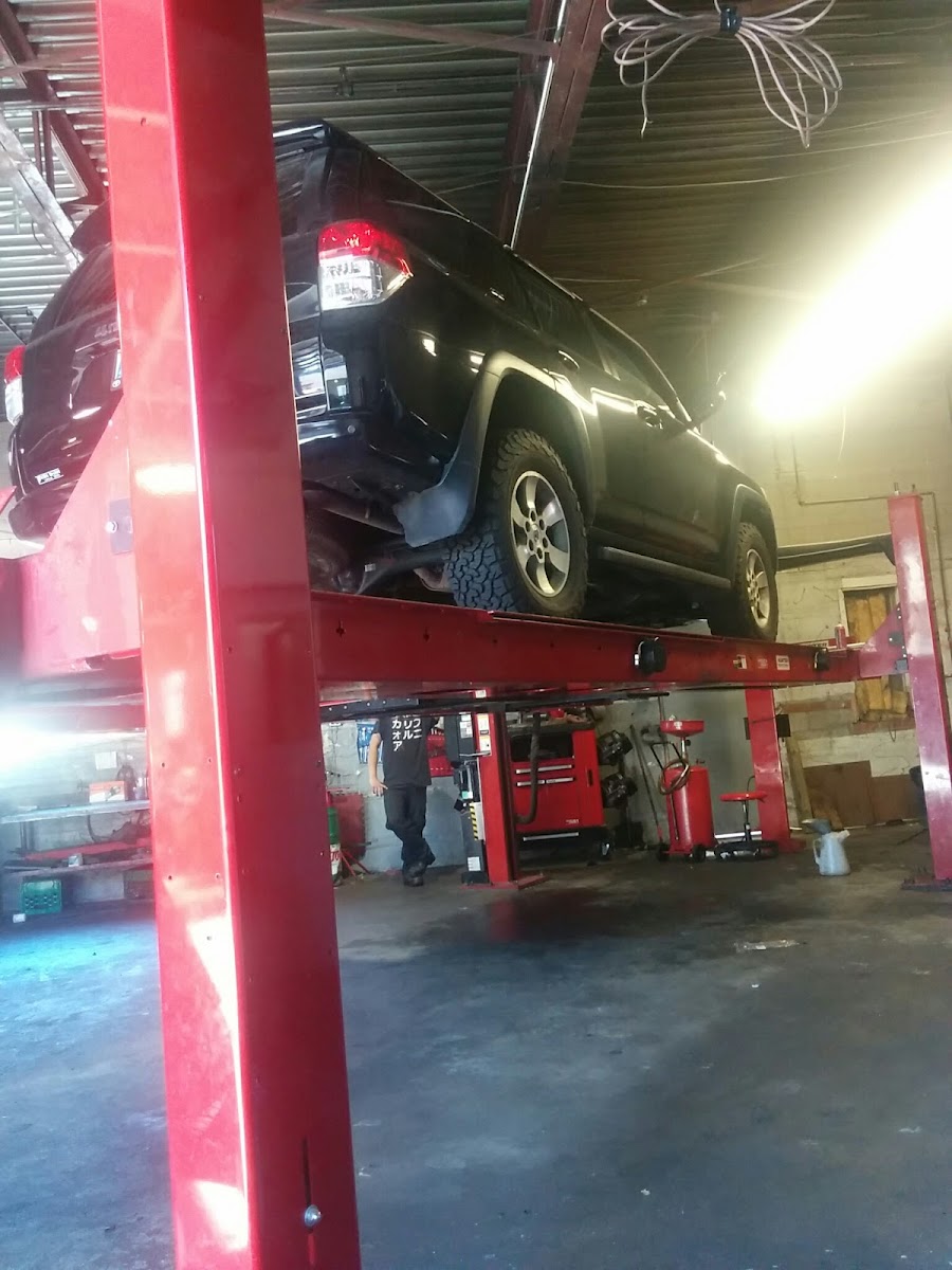 Inside the service bay at Superior Automotive